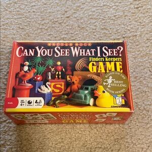 Can You See What I See? Finders Keepers Game - Red